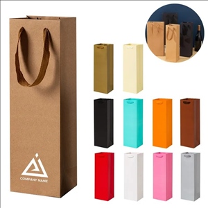 Luxury Wine Bottle Packaging Paper Gift Bag